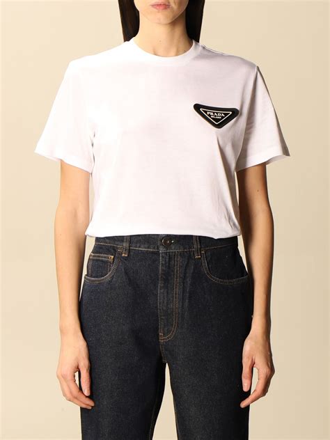 prada tee womens|Prada shirts on sale.